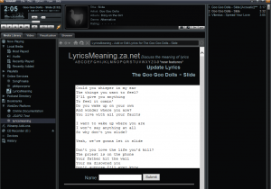 edit lyrics winamp lyricsmeaning