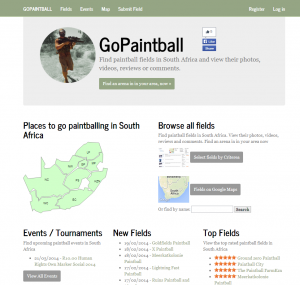 GoPaintball Home Page